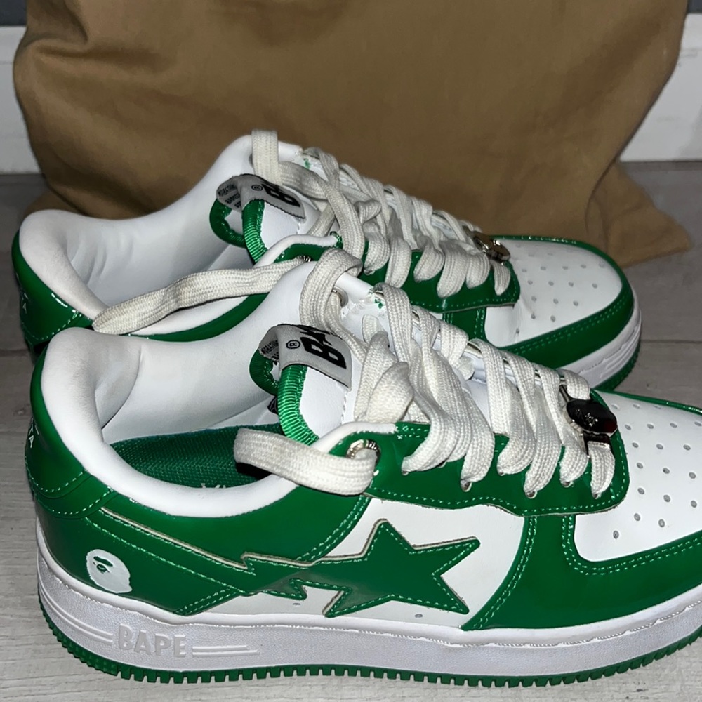 Green Bape shoes